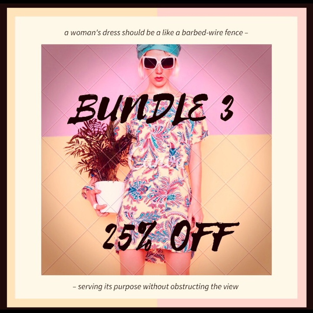 Bundle 3-save 25%